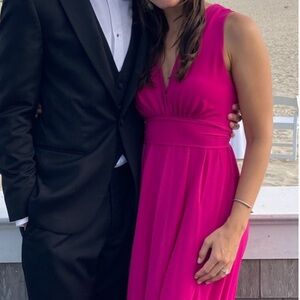 Pretty in pick stylish gown by the impeccable pig.